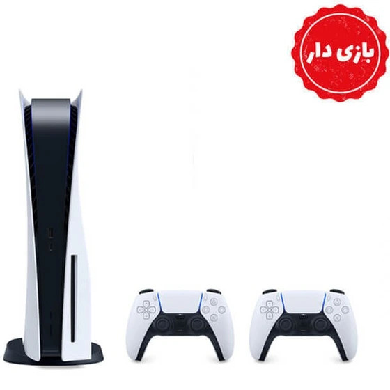 کنسول بازی سونی کارکرده استاندارد PS5 + یک دسته اضافه