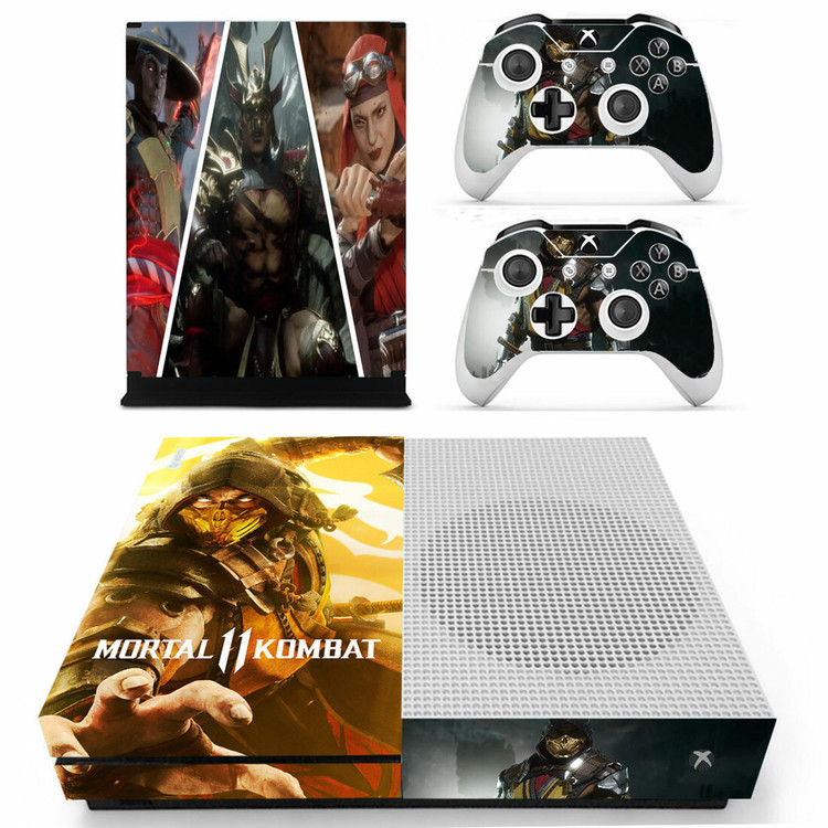 ایکس باکس وان اس پانصد گیگ با اسکین mortal Kombat دو دسته کارکرده