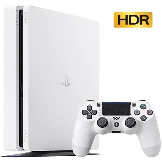 پلی استیشن 4 اسلیم سفید | PlayStation 4 Slim 500GB White فول گیم انتخابی کارکرده