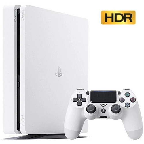 پلی استیشن 4 اسلیم سفید | PlayStation 4 Slim 500GB White فول گیم کارکرده