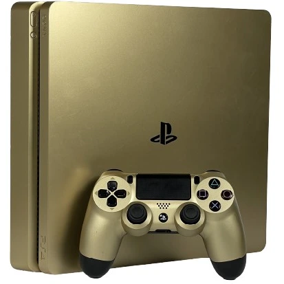 کنسول بازی سونی پلی‌ استیشن ۴ اسلیم Gold Edition CUH-2016A - 1 دسته / 500 گیگابایت کارکرده فول گیم انتخابی