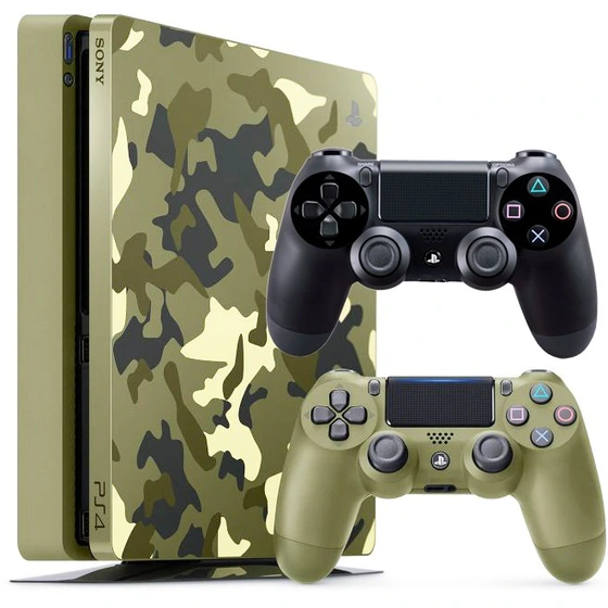 کنسول بازی سونی استوک PS4 Slim Call of Duty WW2 | حافظه 1 ترابایت + یک دسته اضافه کارکرده فول گیم انتخابی