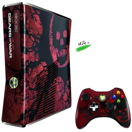 خرید xbox 360 slim باندل gears of war با بازی | قیمت ایکس باکس 360 اسلیم کارکرده
