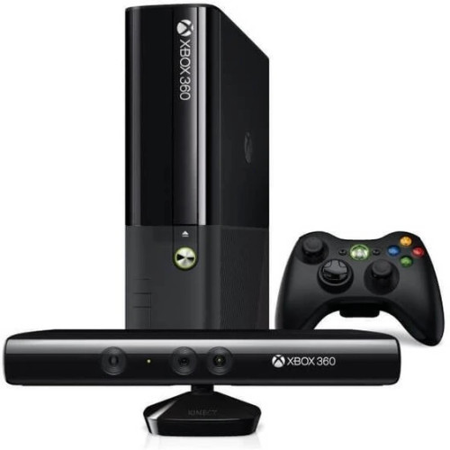 کنسول بازی مایکروسافت کارکرده Xbox 360 Super Slim | حافظه 250 گیگابایت + کینکت