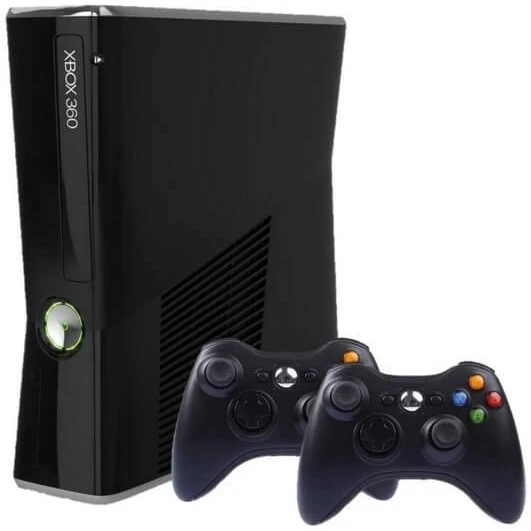 کنسول بازی مایکروسافت کارکرده Xbox 360 Slim | حافظه 250 گیگابایت + دسته اضافه
