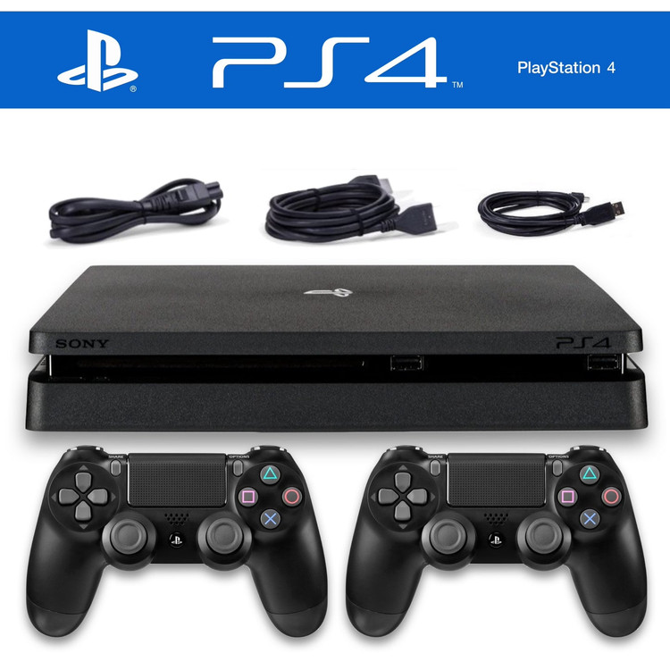 پلی استیشن ۴ اسلیم کپی خور.فول گیم ۱ ترا کارکرده. در حد نو ps4 slim . Playstation 4 slim دو دسته